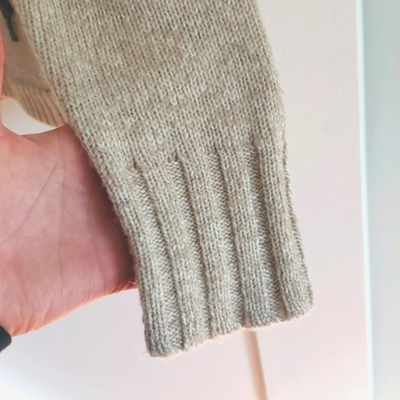 Sundance Merino Wool Alpaca blend jacket cream color size small - Picture 5 of 9